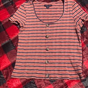 American eagle stripped tshirt
